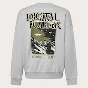 Futurescape Powder Crewneck - New Granite Heather