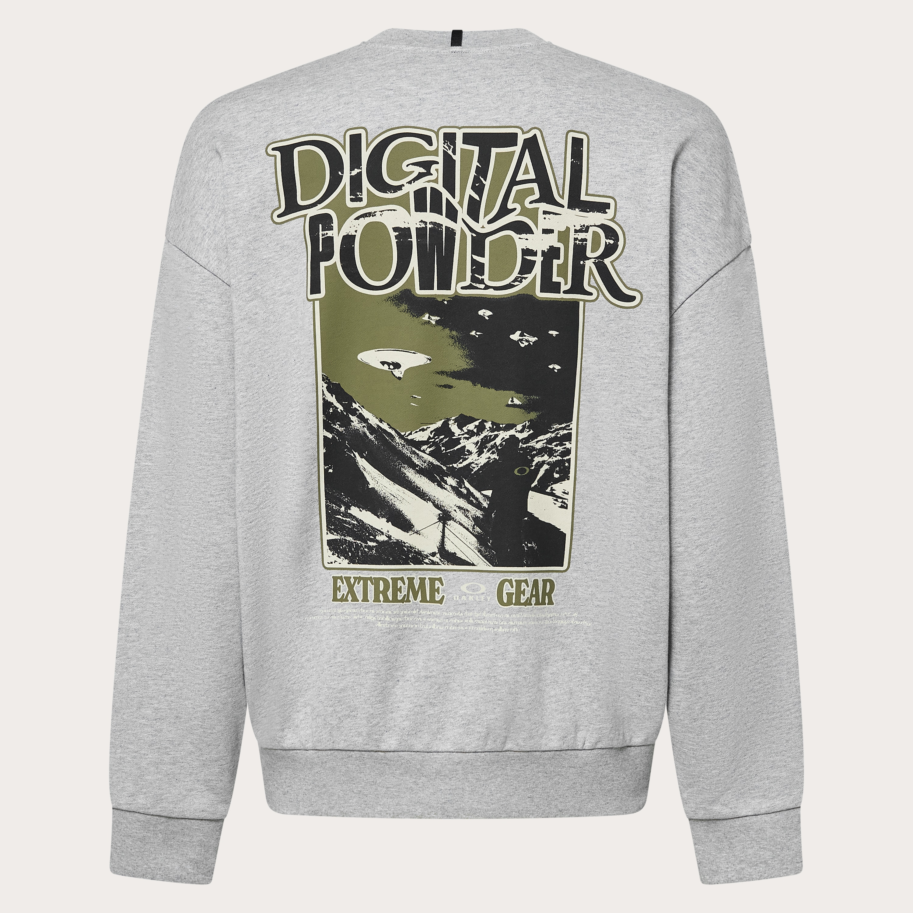 Oakley Futurescape Powder Crewneck - New Granite Heather | Oakley® US