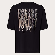 Stacked Metal Tee - Blackout