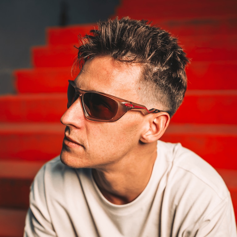Oakley FULL L サングラス ファイアレッド Lateralis Fabio Quartararo Signature Series Prizm Tungsten Matte
