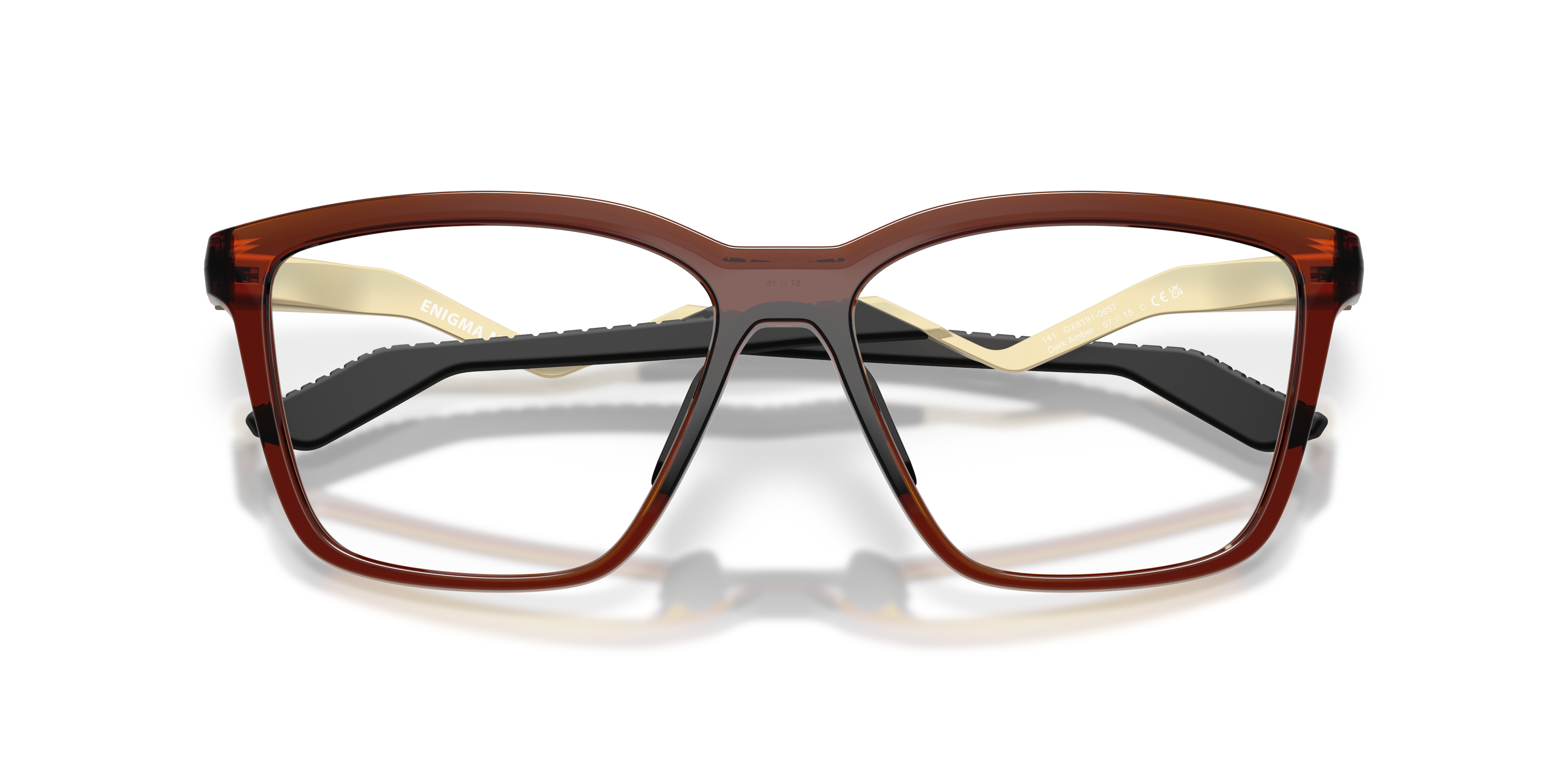 Kylian Mbappé Signature Series Enigma Mass Dark Amber Eyeglasses
