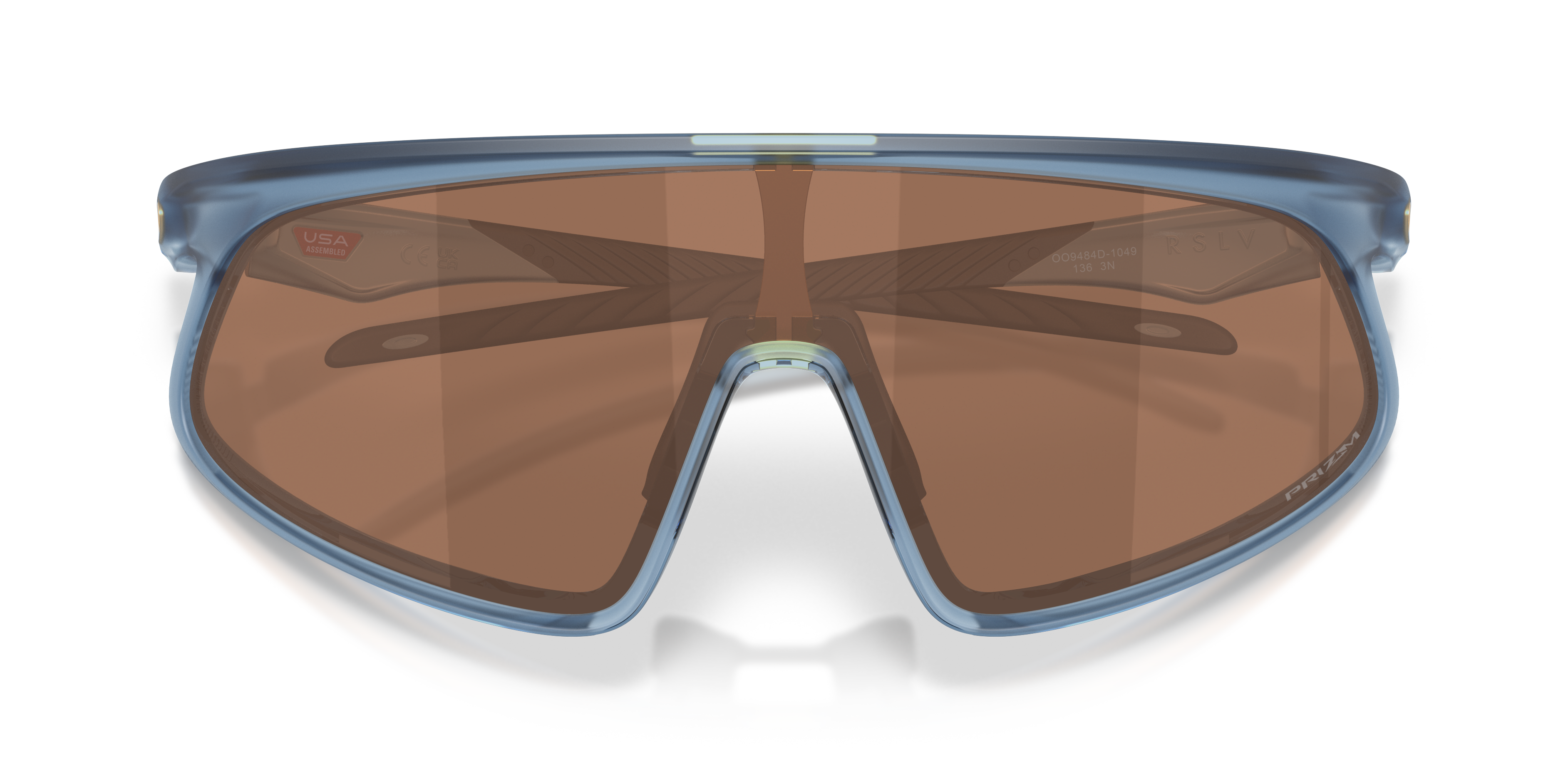 Oakley RSLV Sunglasses with Matte Black Frame and Prizm Road