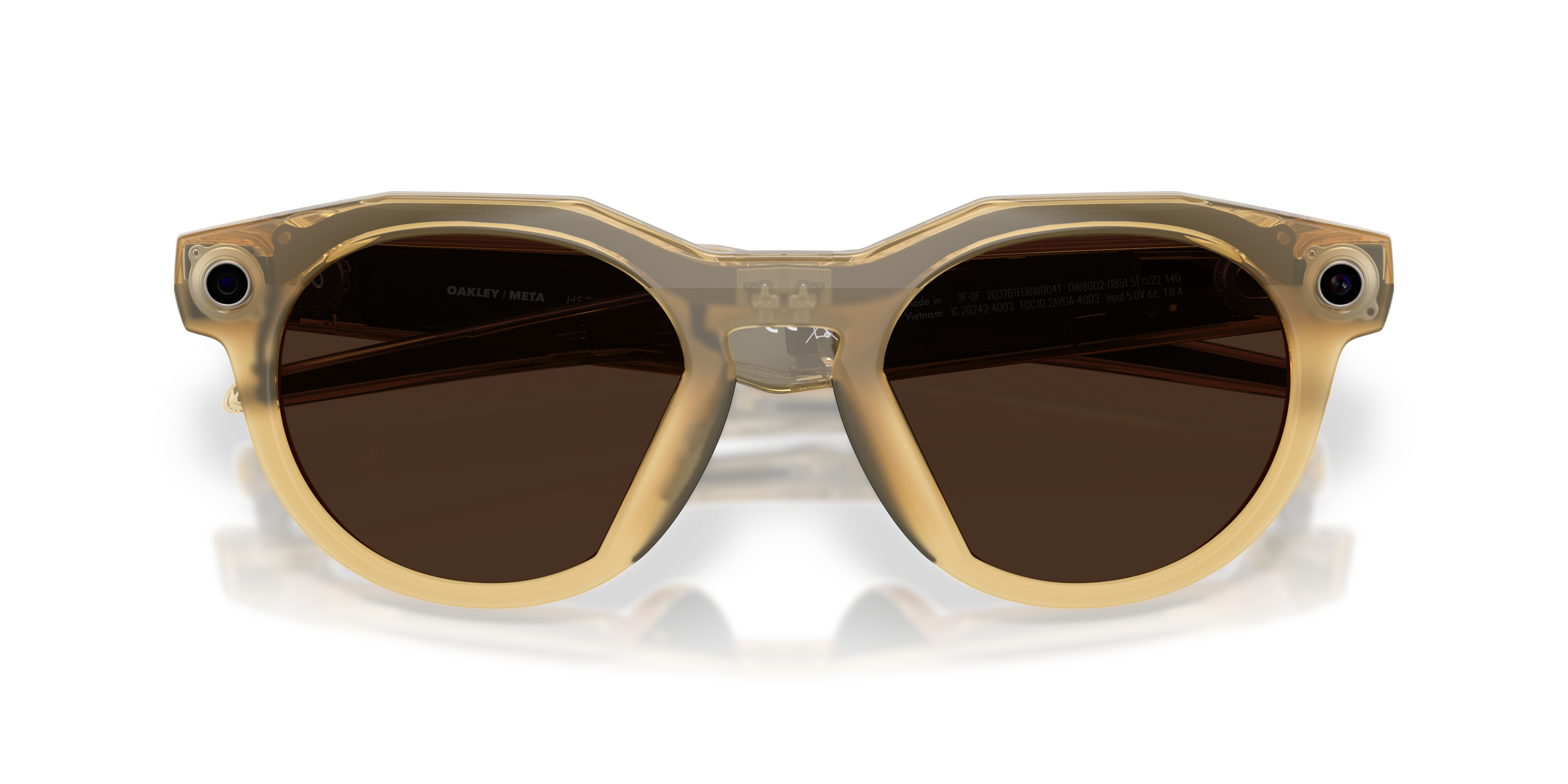 Oakley Meta HSTN Transitions Brown Lenses, Light Curry Frame AI