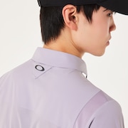 Skull Ideally Hybrid LS Shirt - Amethyst