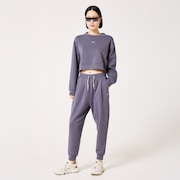 Radiant Peach Fleece Jogger 11.0 - Gray Dust