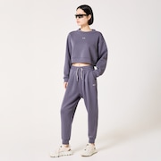 Radiant Peach Fleece Jogger 11.0 - Gray Dust