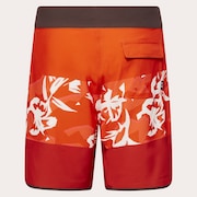 Session Rc 19" Boardshort - Camo Hibiscus Av Orange
