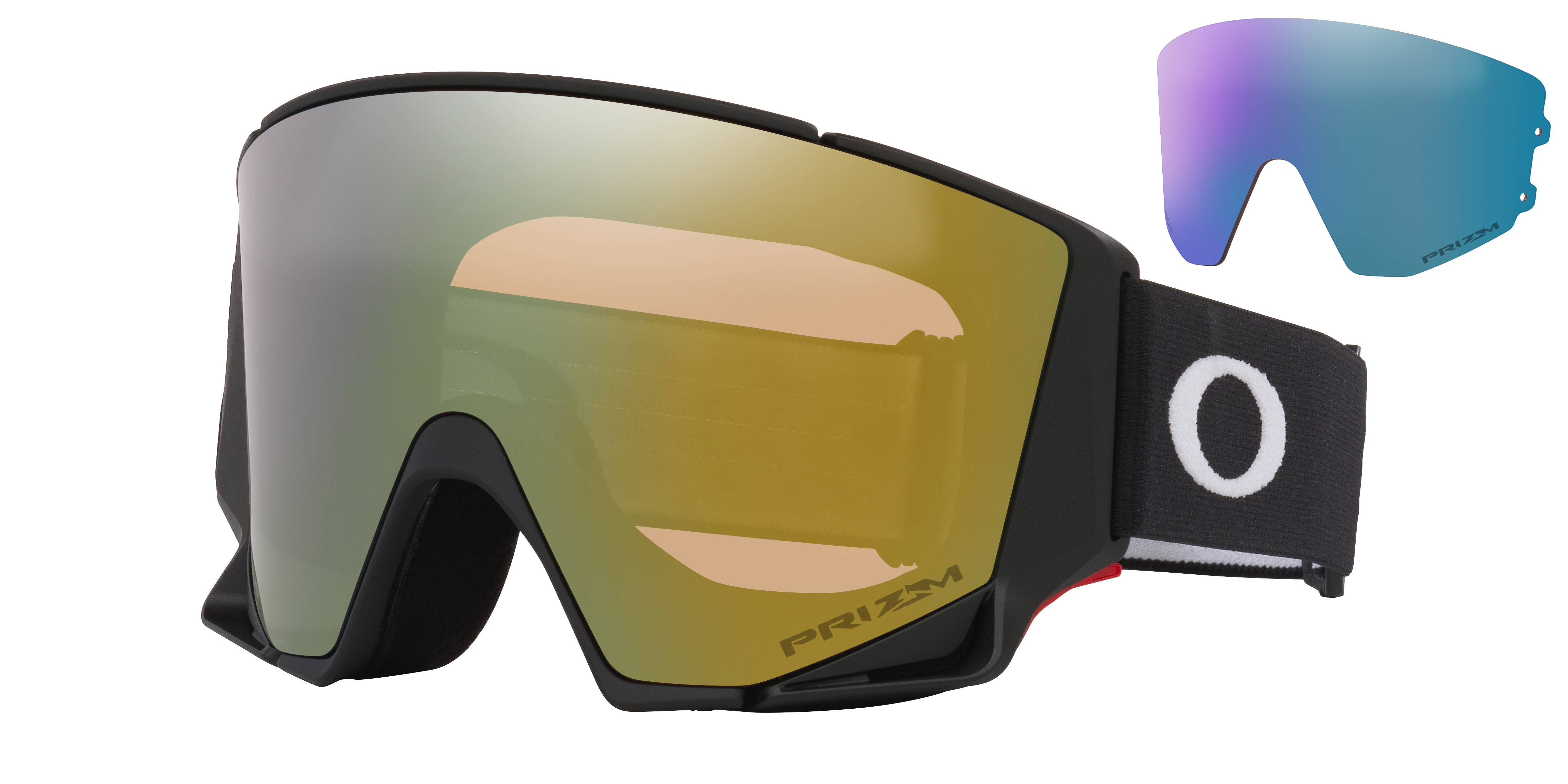 Oakley Flow Scape™ M (low Bridge Fit) Snow Goggles In Black