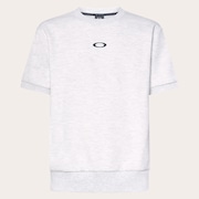 Foundational Fleece S/S Crew 2.0 - New Granite Hthr