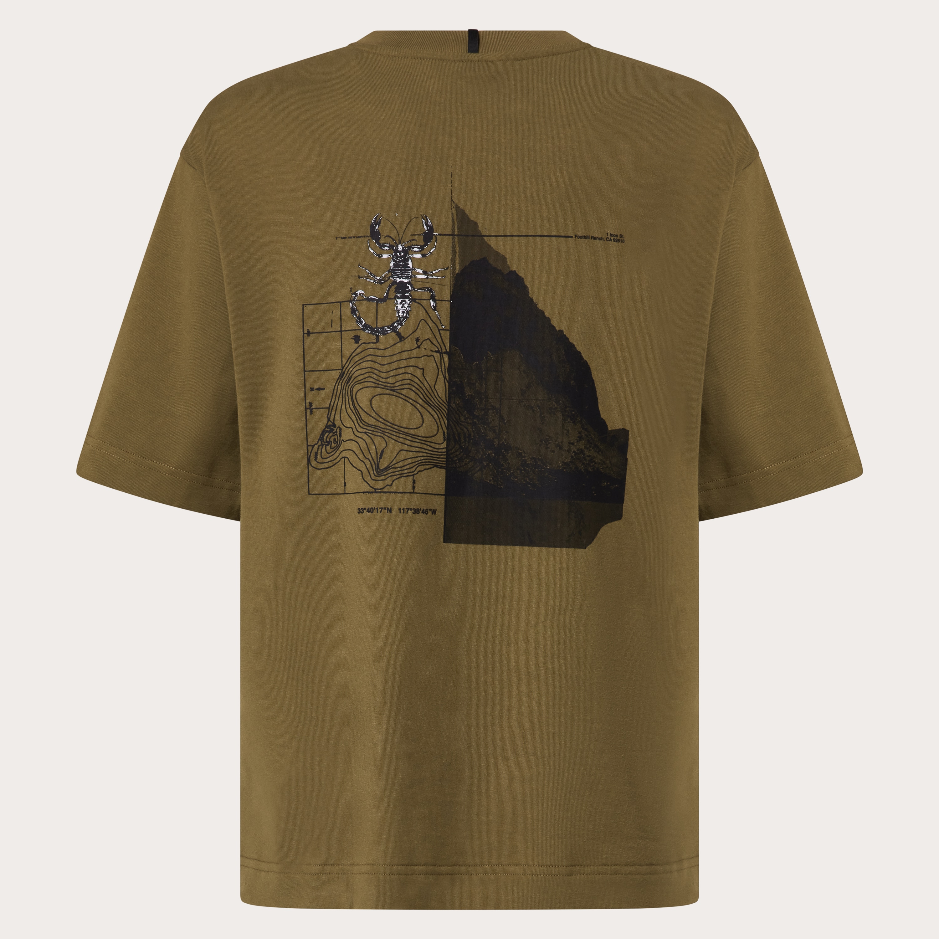 Oakley Futurescape Scorpio Tee - Army Green | Oakley® US