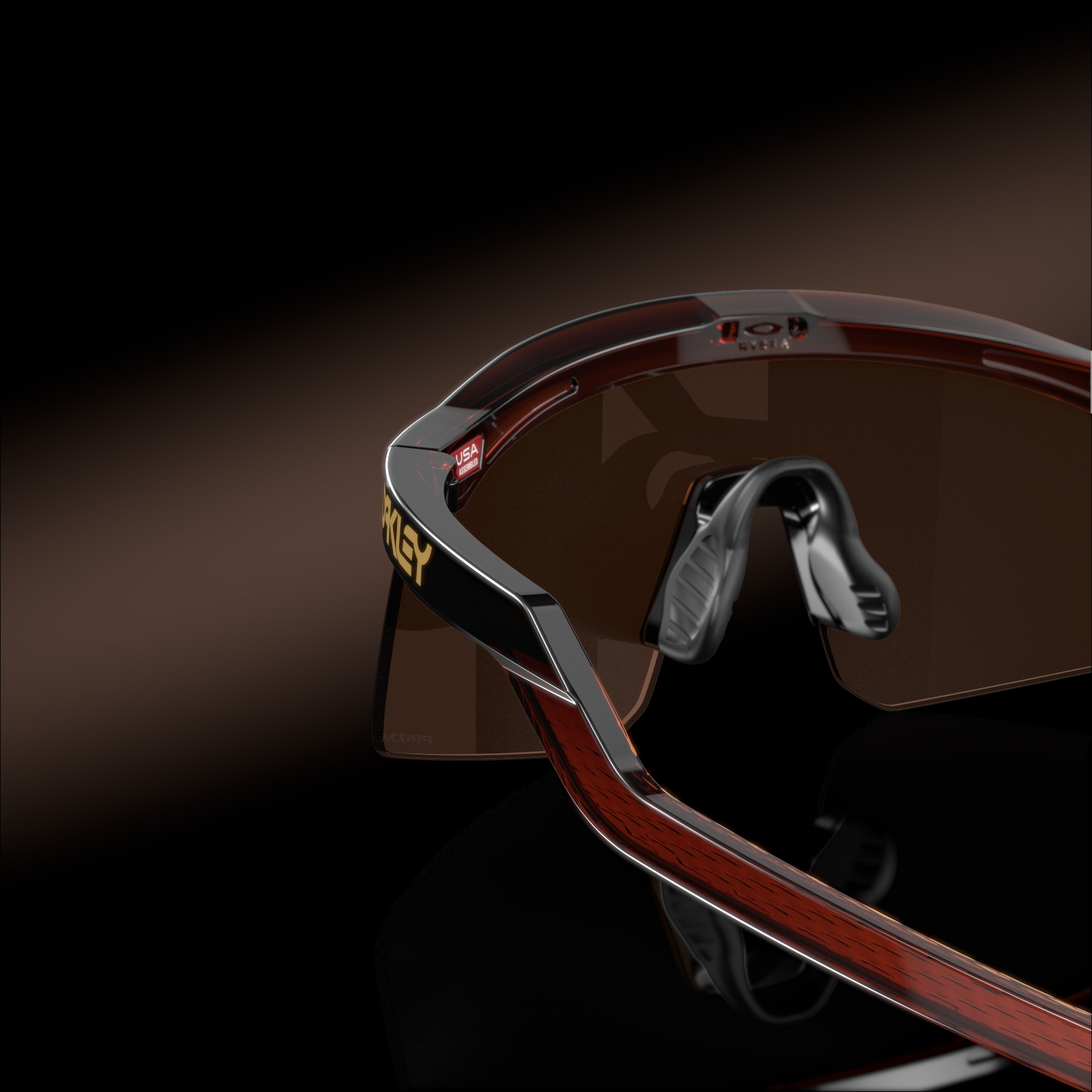 Hydra Prizm Tungsten Lenses, Rootbeer Frame Sunglasses Oakley® US