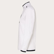 Elevate LS Elipse Mock Shirt - White