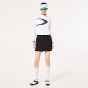 Elevate LS Elipse Mock Shirt - White
