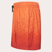 Sand Pixel Rc 16" Beachshort - Monogram Gradient Orange