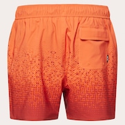 Sand Pixel Rc 16" Beachshort - Monogram Gradient Orange