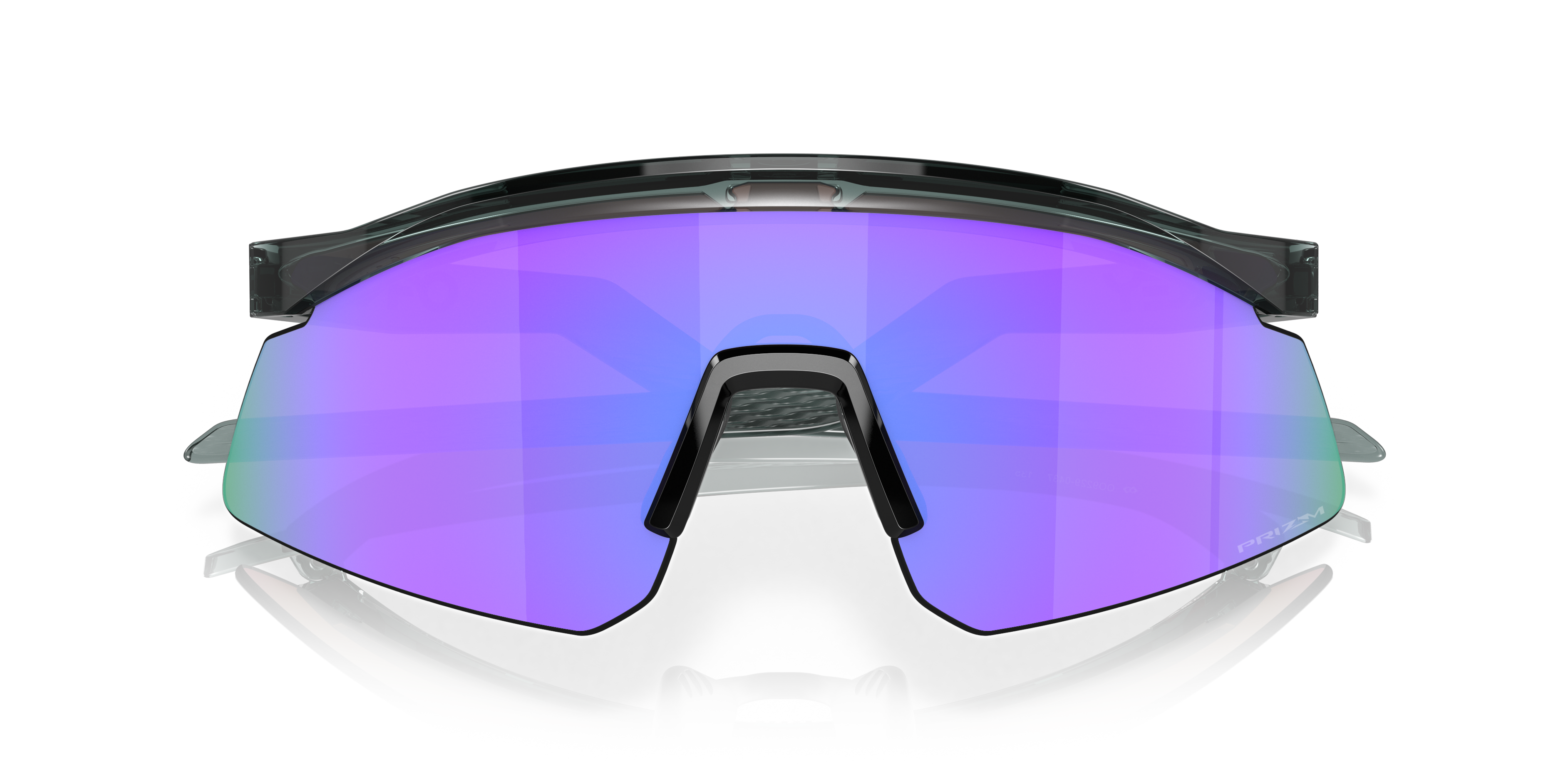 Oakley Hydra Sunglasses with Crystal Black Frame and Prizm Violet