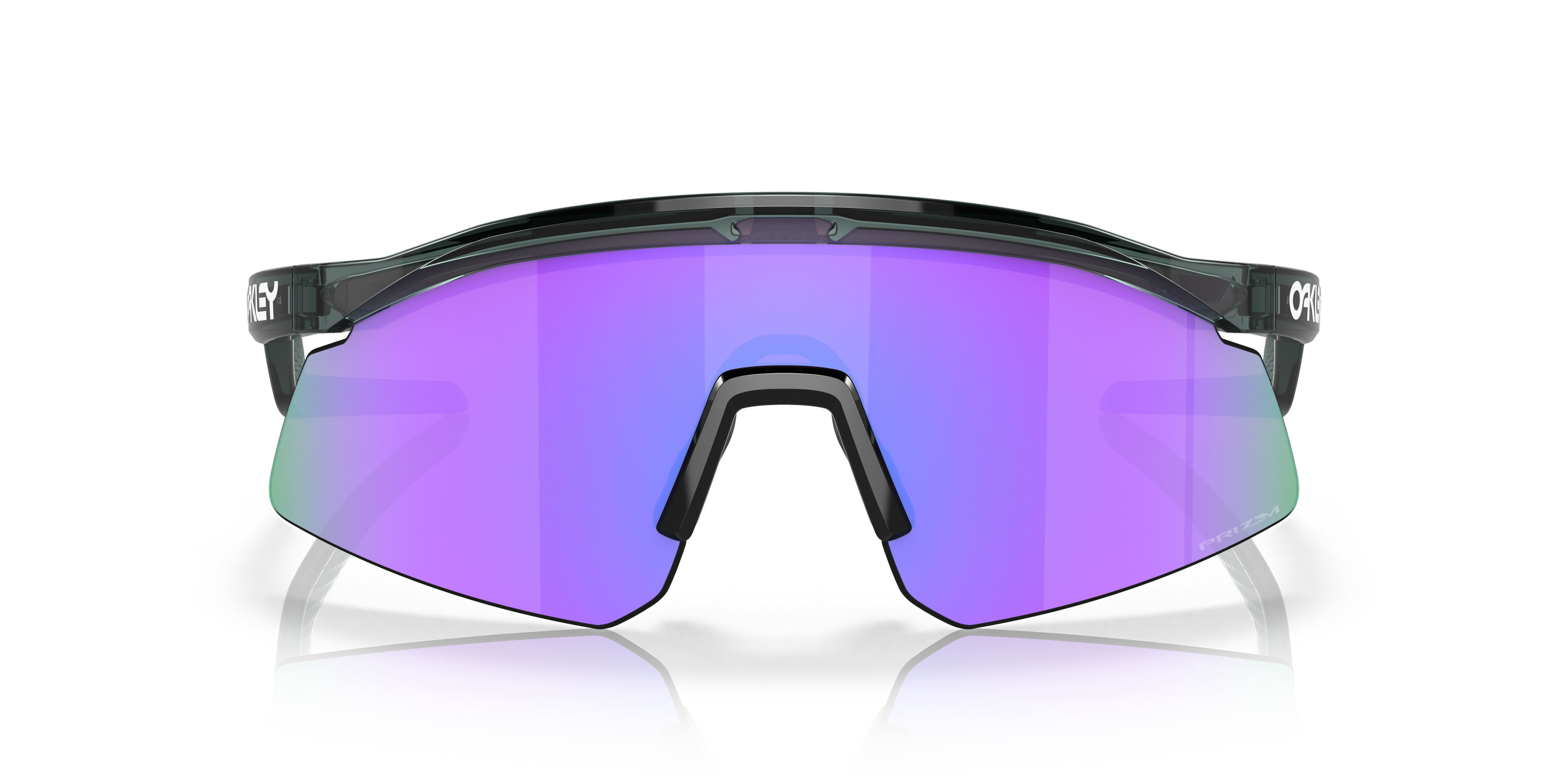 Oakley Hydra Sunglasses with Crystal Black Frame and Prizm Violet