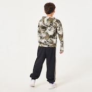 Ytr Dry Tech Cotton Fleece Hoody 10.0 - Green Print
