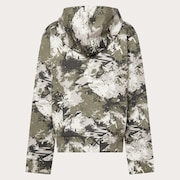 Ytr Dry Tech Cotton Fleece Hoody 10.0 - Green Print