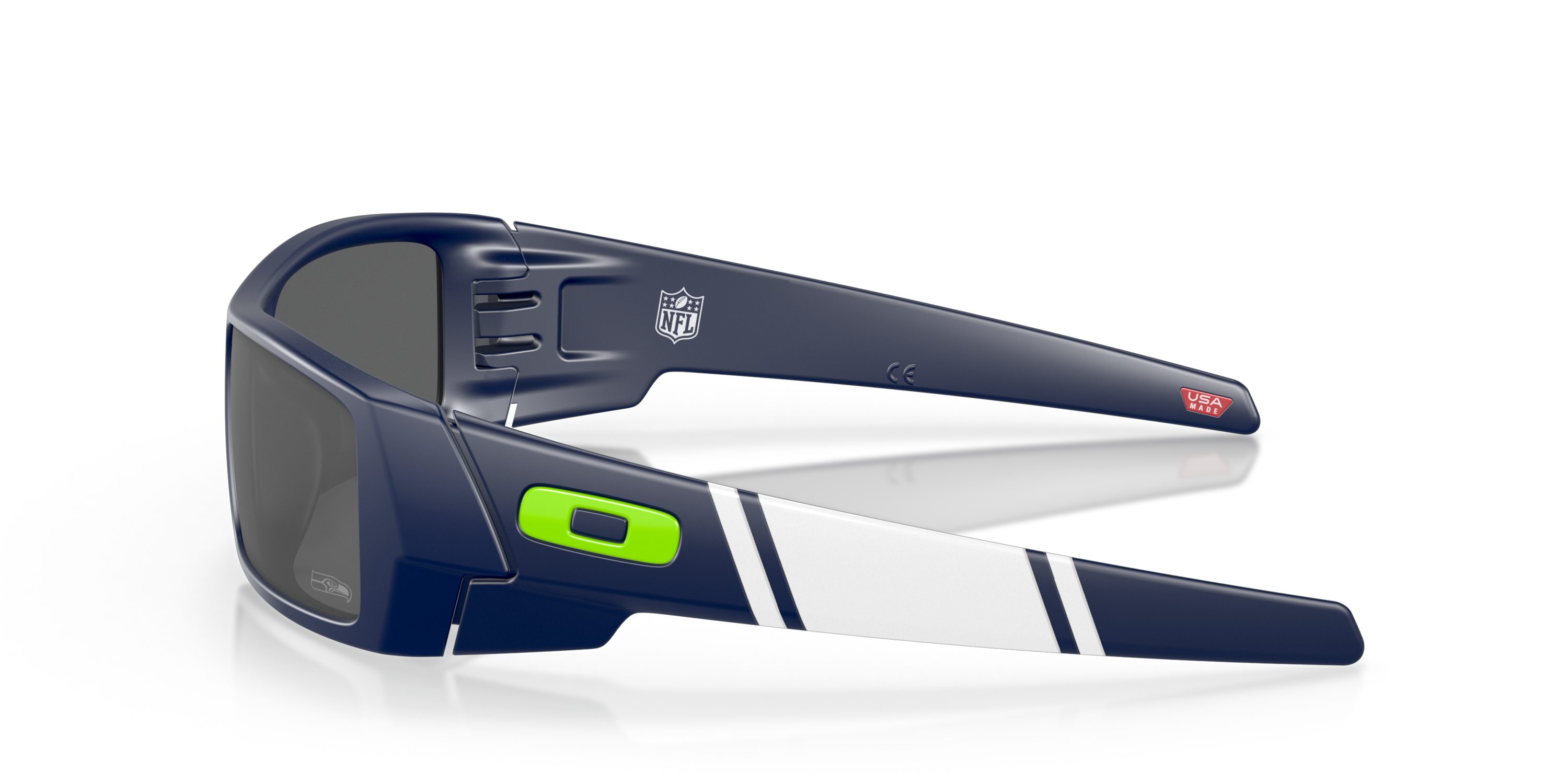 Seattle Seahawks Gascan® Prizm Black Lenses, Matte Navy Frame