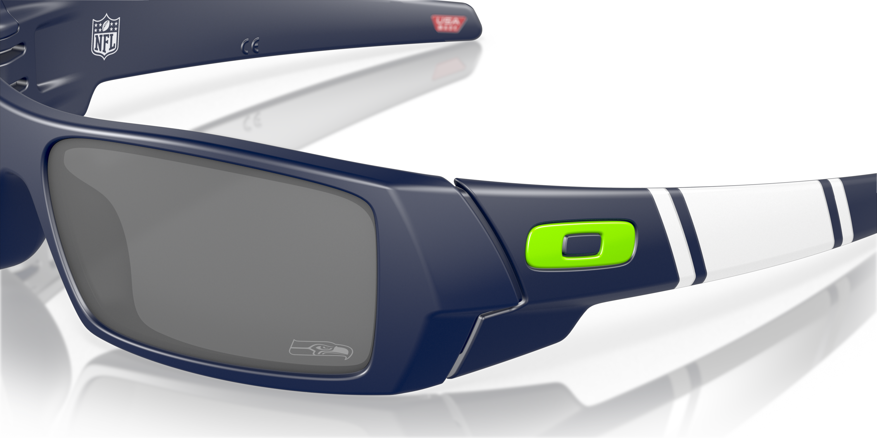 Seattle Seahawks Gascan® Prizm Black Lenses, Matte Navy