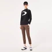 Elevate LS Elipse Mock Shirt - Blackout
