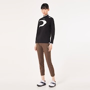 Elevate LS Elipse Mock Shirt - Blackout