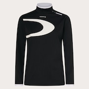 Elevate LS Elipse Mock Shirt - Blackout