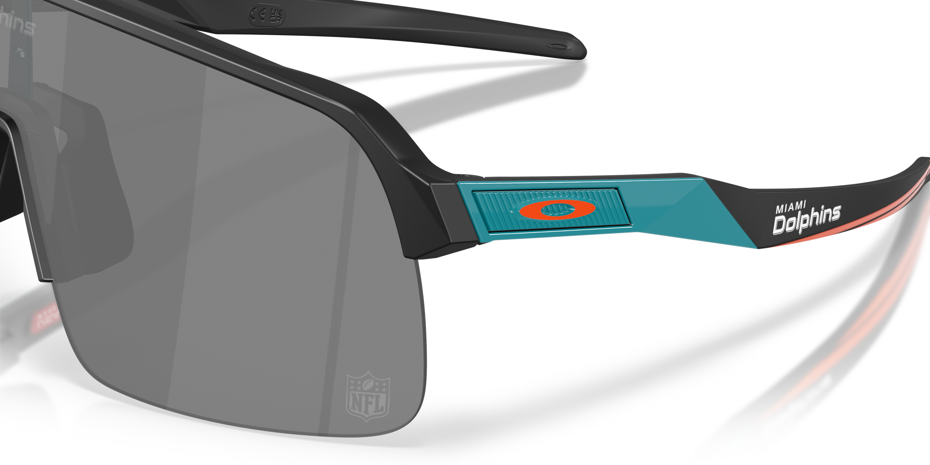 Miami Dolphins Sutro Lite Prizm Black Lenses, Matte Black Frame