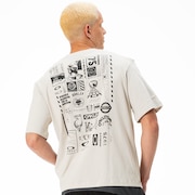 Camiseta Oakley Logomania Graphic - Mist