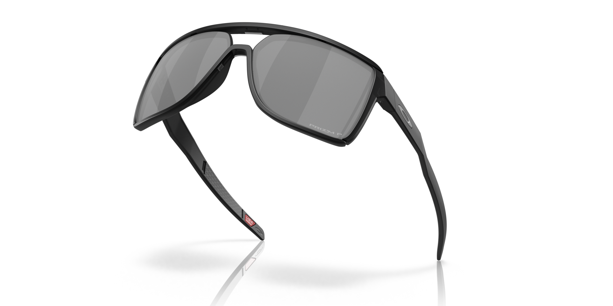 Castel Prizm Black Polarized Lenses, Matte Black Ink Frame Sunglasses Oakley® US