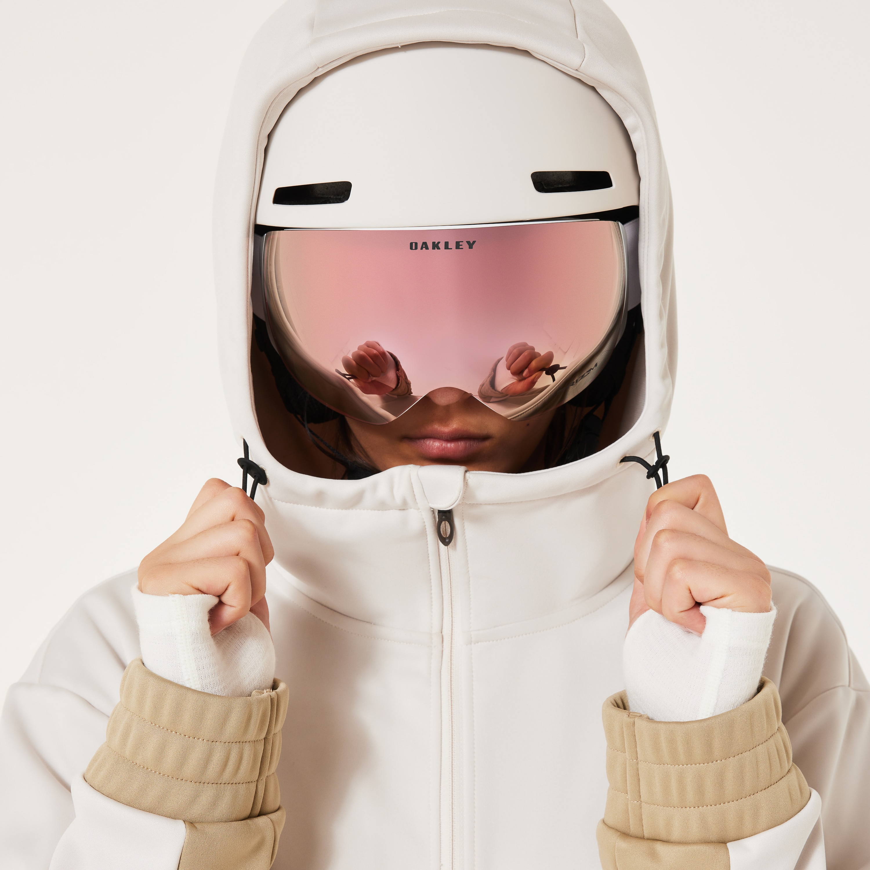 Oakley W.Tnp Nose Grab Softshell Hoodie - Mist/Pebble | Oakley® US