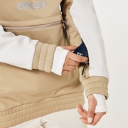 W.Tnp Nose Grab Softshell Hood - Mist/Pebble