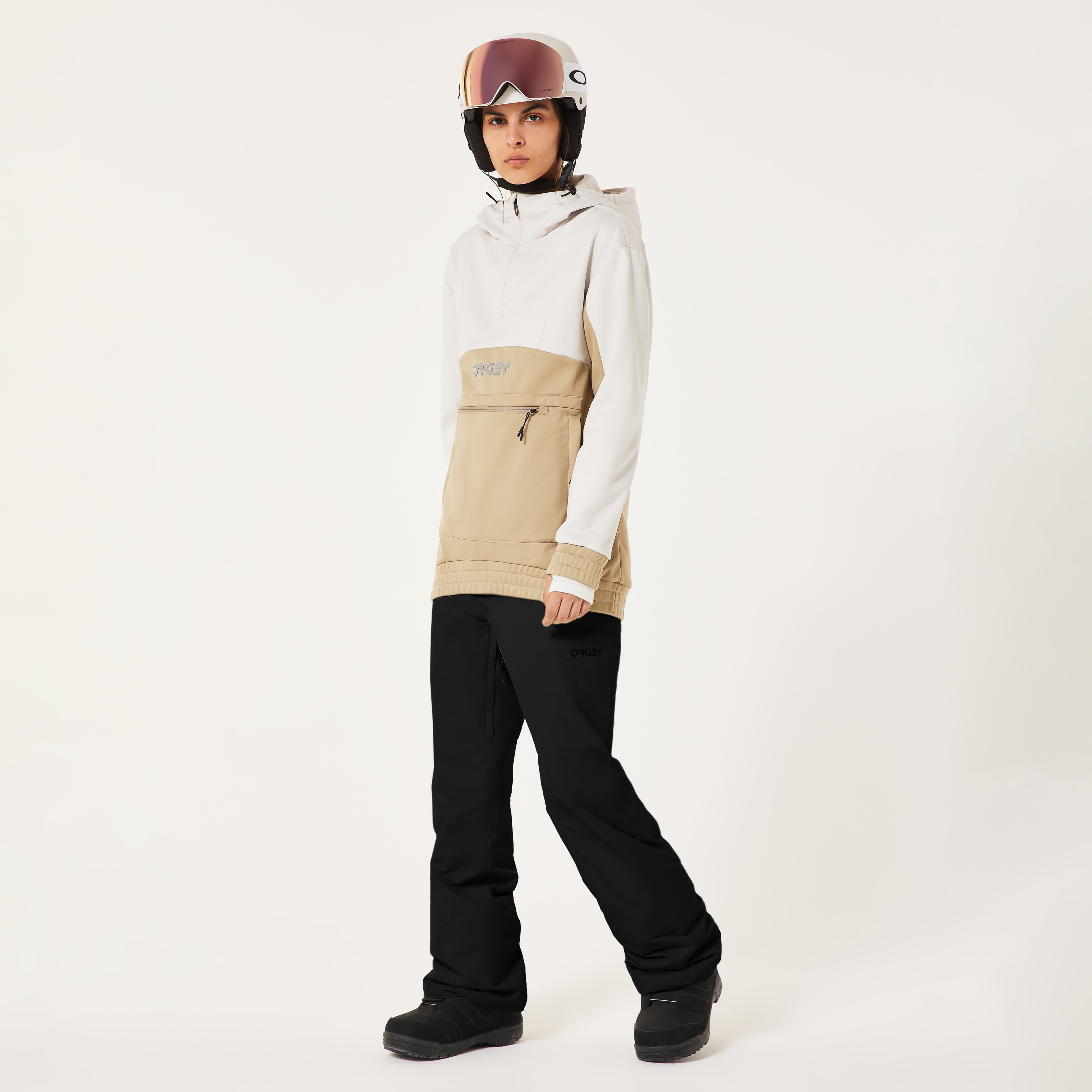 Oakley W.Tnp Nose Grab Softshell Hoodie - Mist/Pebble | Oakley® US