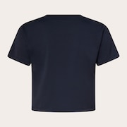 Radiant Essential Cropped Tee - Pitch Black