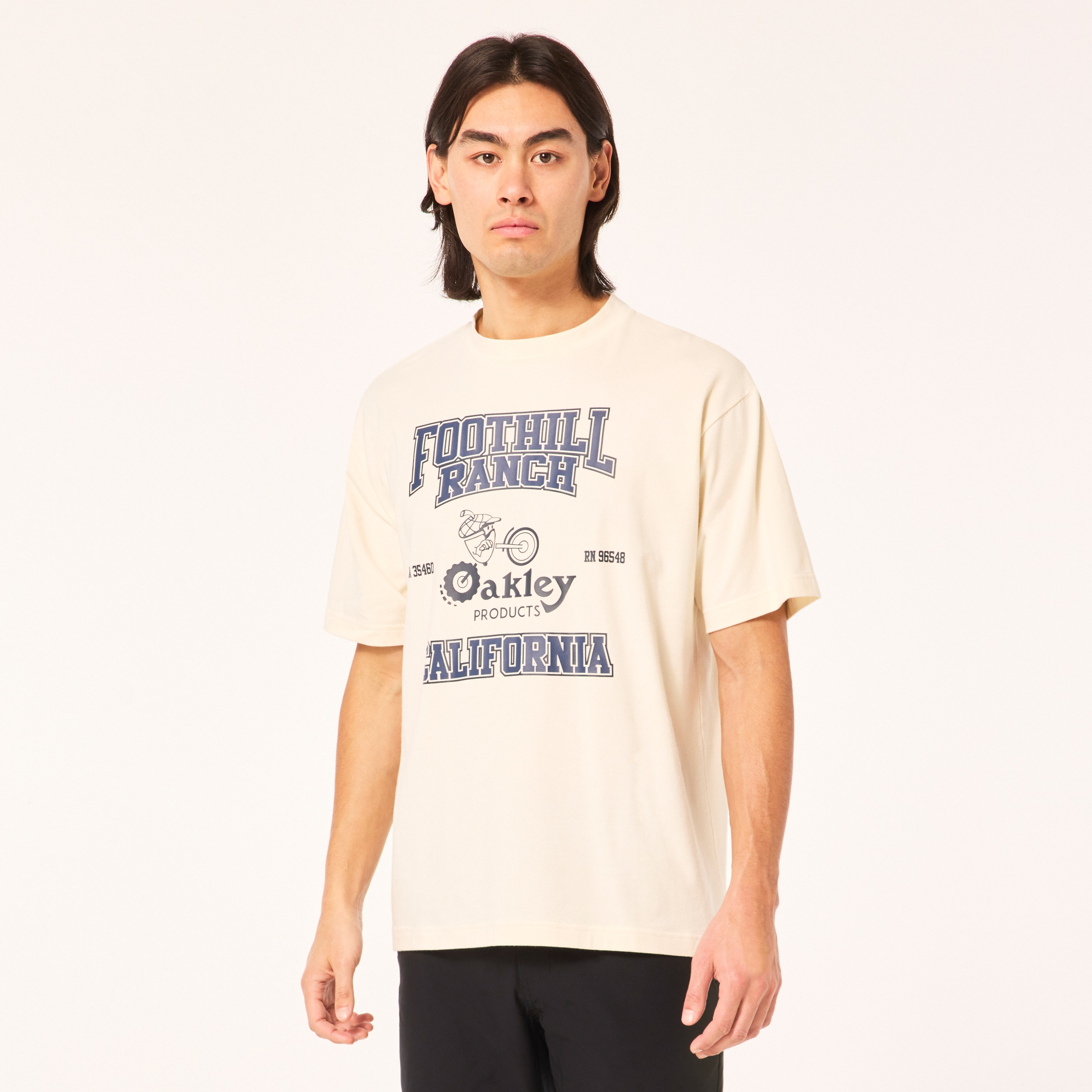 Oakley En New Retro Tee La College 1.0 - Light Cream