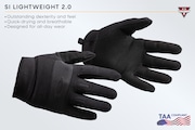 SI Lightweight 2.0 Glove TAA Compliant - Black