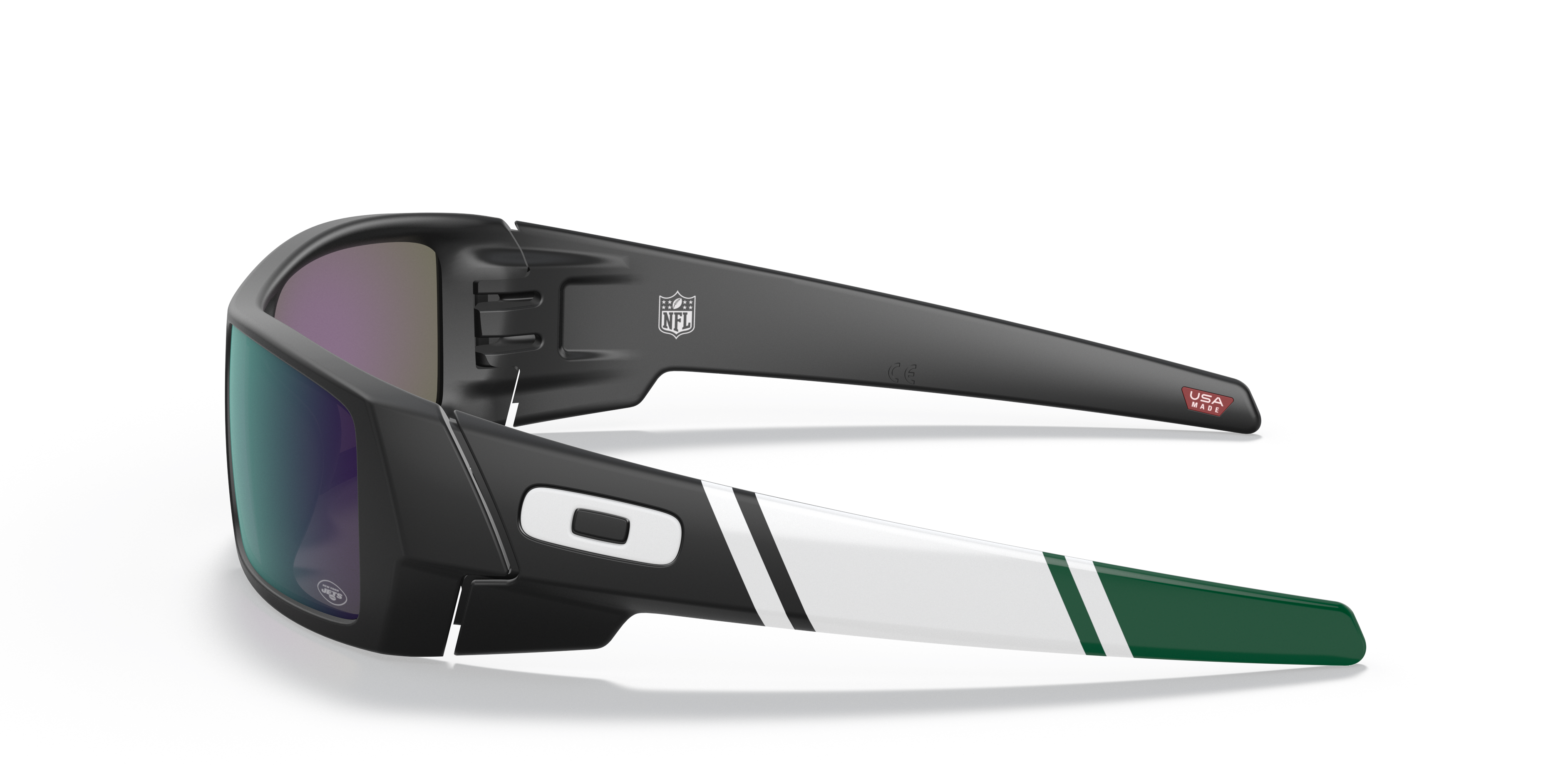 New York Jets Gascan® Prizm Jade Lenses, Matte Black Frame