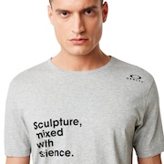 Sculpture Mixed With Science Tee - Granite Heather