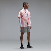 Hibiscus Breeze Shirt - Aop Hibiscus Pink/Orange