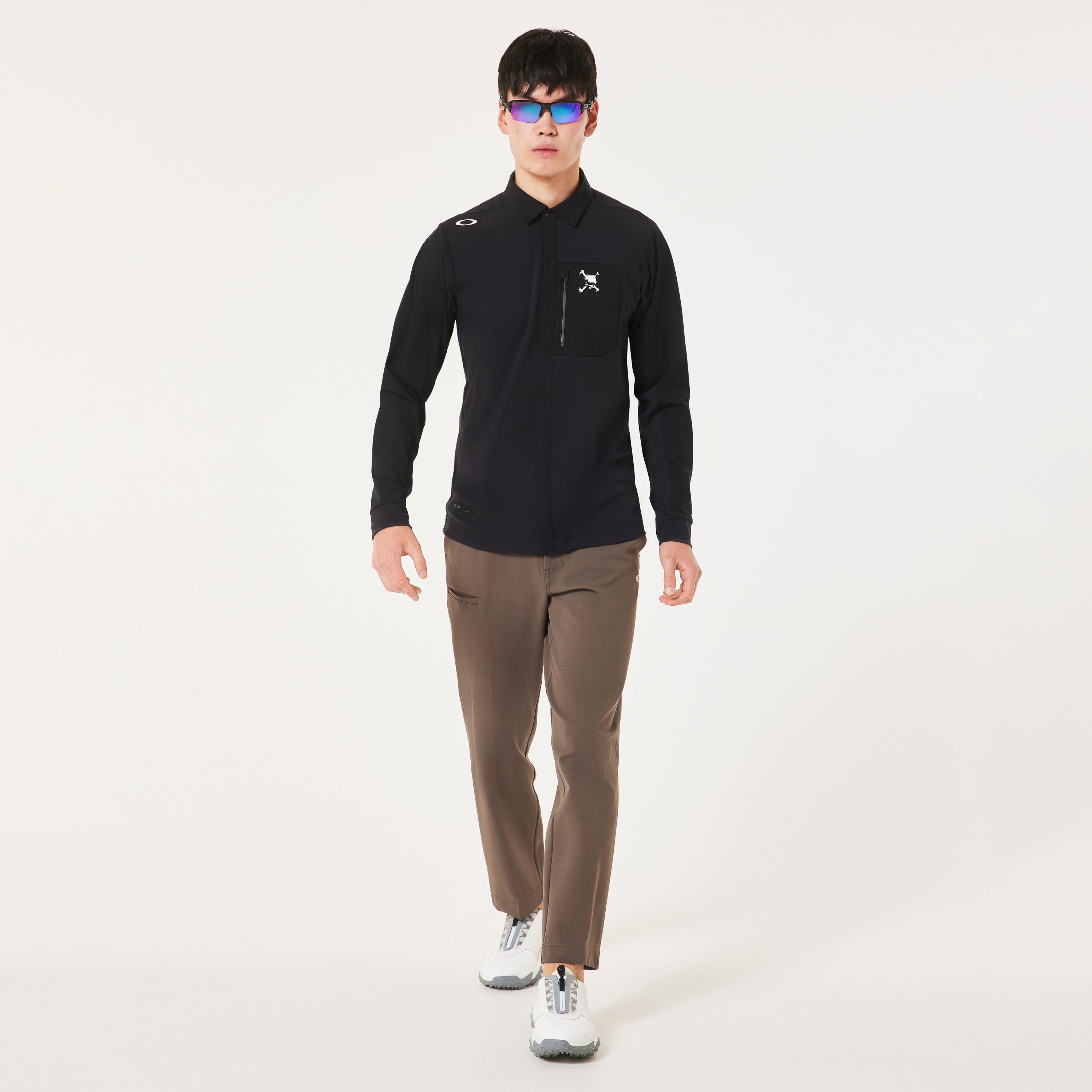 Oakley - 【美品】オークリー　SKULL CROWN HYBRID L/S SHIRT 楽天市場】【OAKLEY】オークリー ゴルフ ウェア スカルSKULL