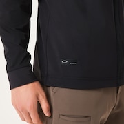 Skull Ideally Hybrid LS Shirt - Blackout
