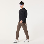 Skull Ideally Hybrid LS Shirt - Blackout