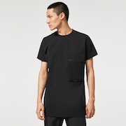 Rs Veil Hybrid Long Length Tee - Blackout