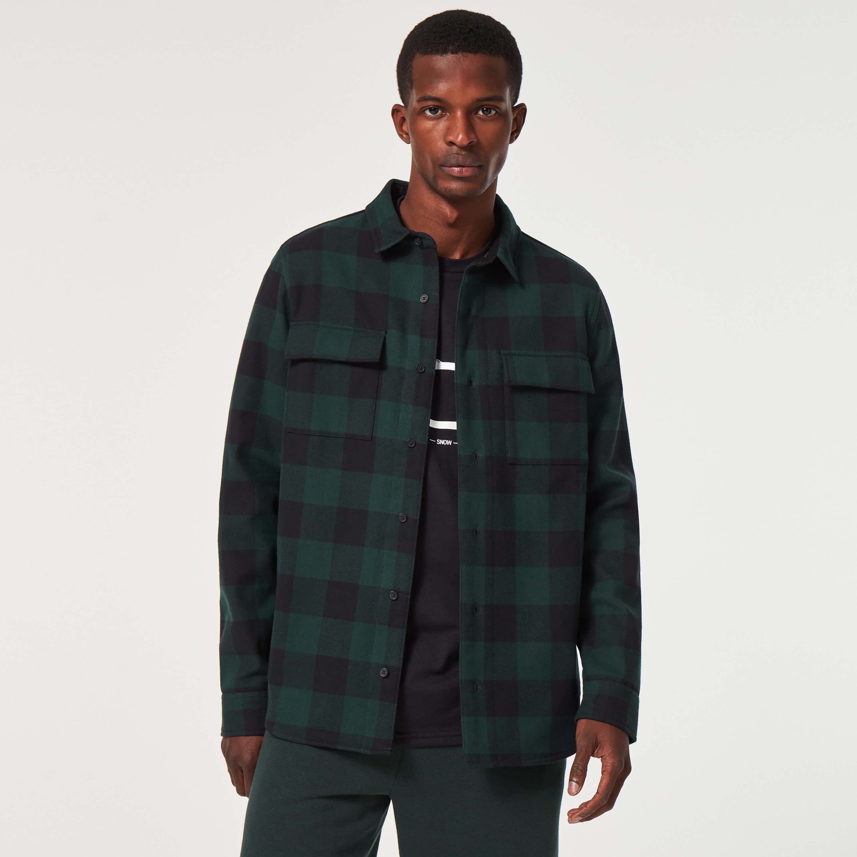 Oakley Bear Cozy Flannel In Green