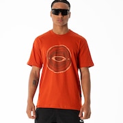 Camiseta Oakley Woody Ellipse - Flame Red