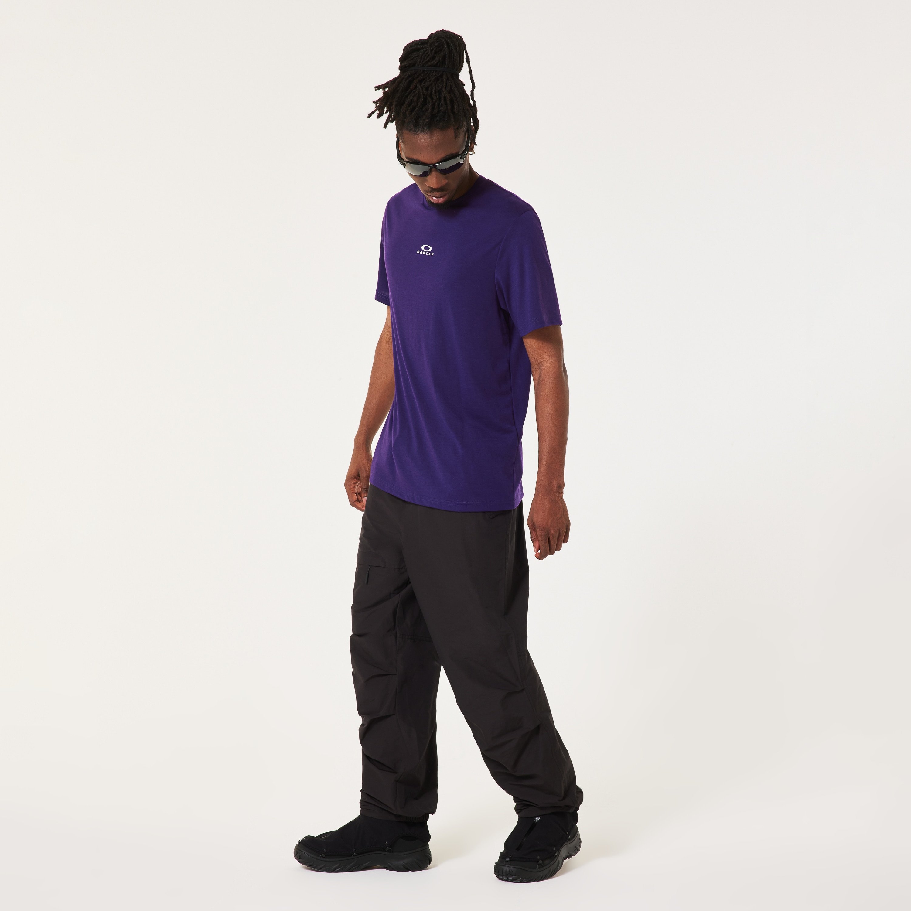 Oakley Bark New Short Sleeve In Blue