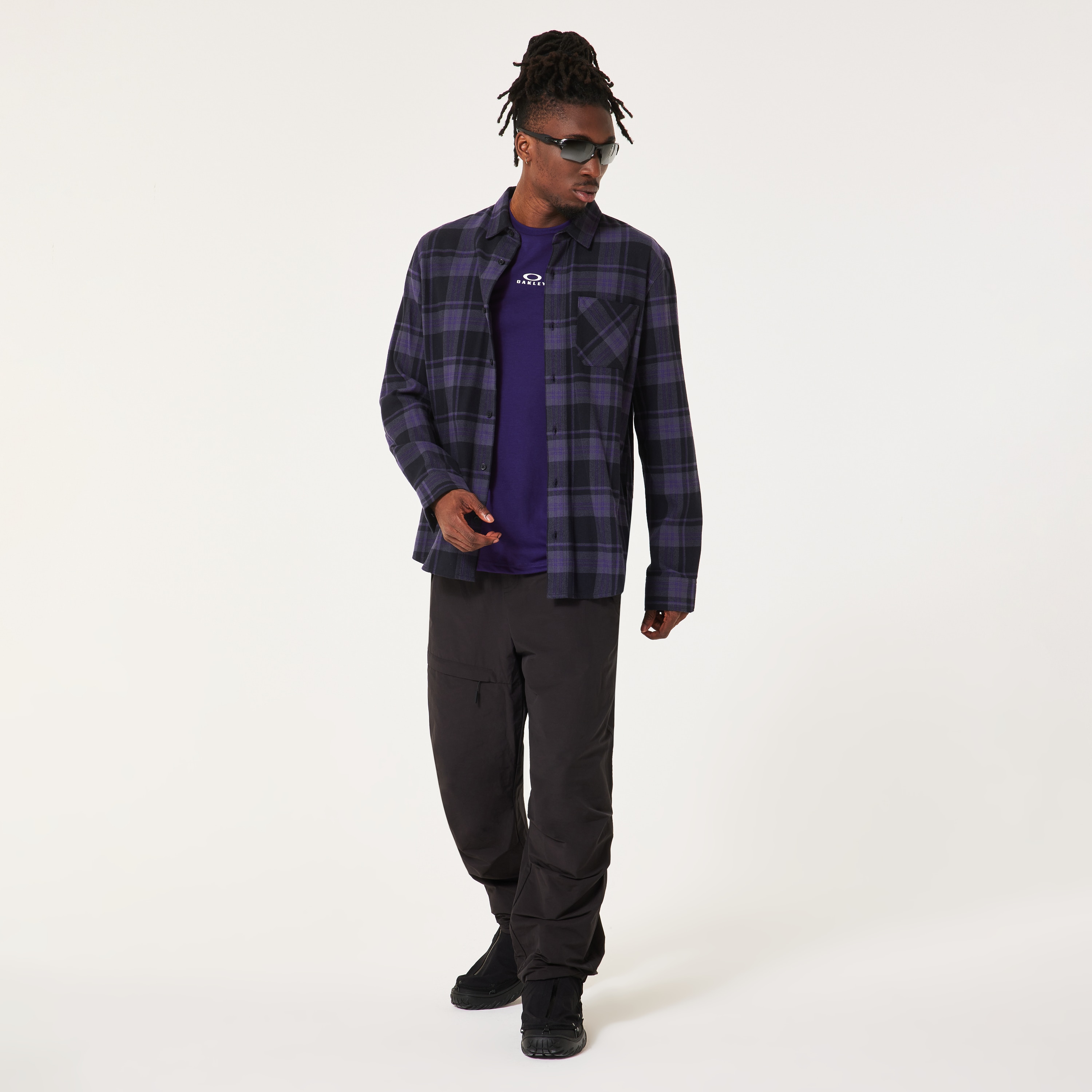 Oakley Bark New Short Sleeve - Deep Amethyst | Oakley® US