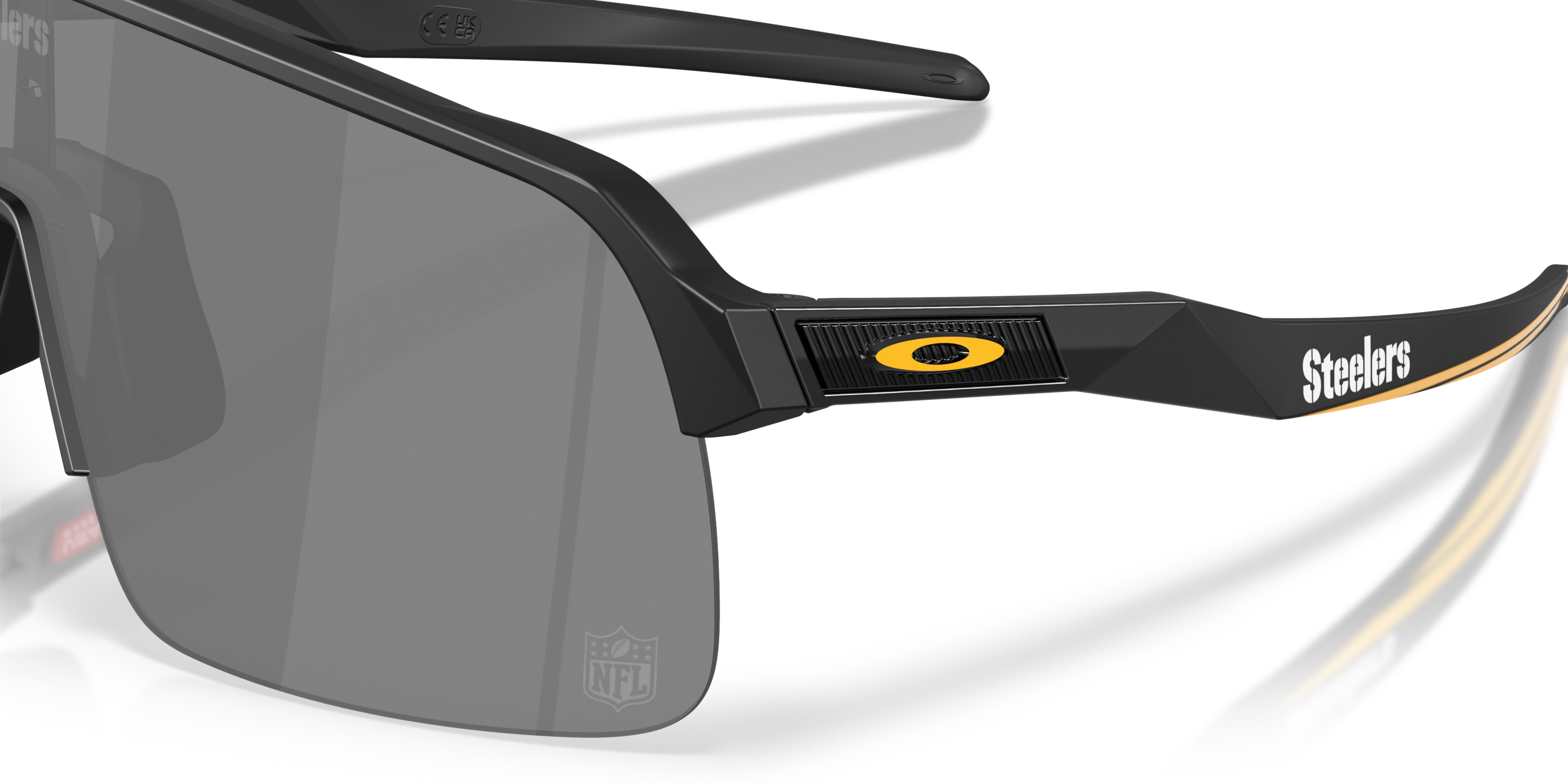 Pittsburgh Steelers Sutro Lite Prizm Black Lenses, Matte