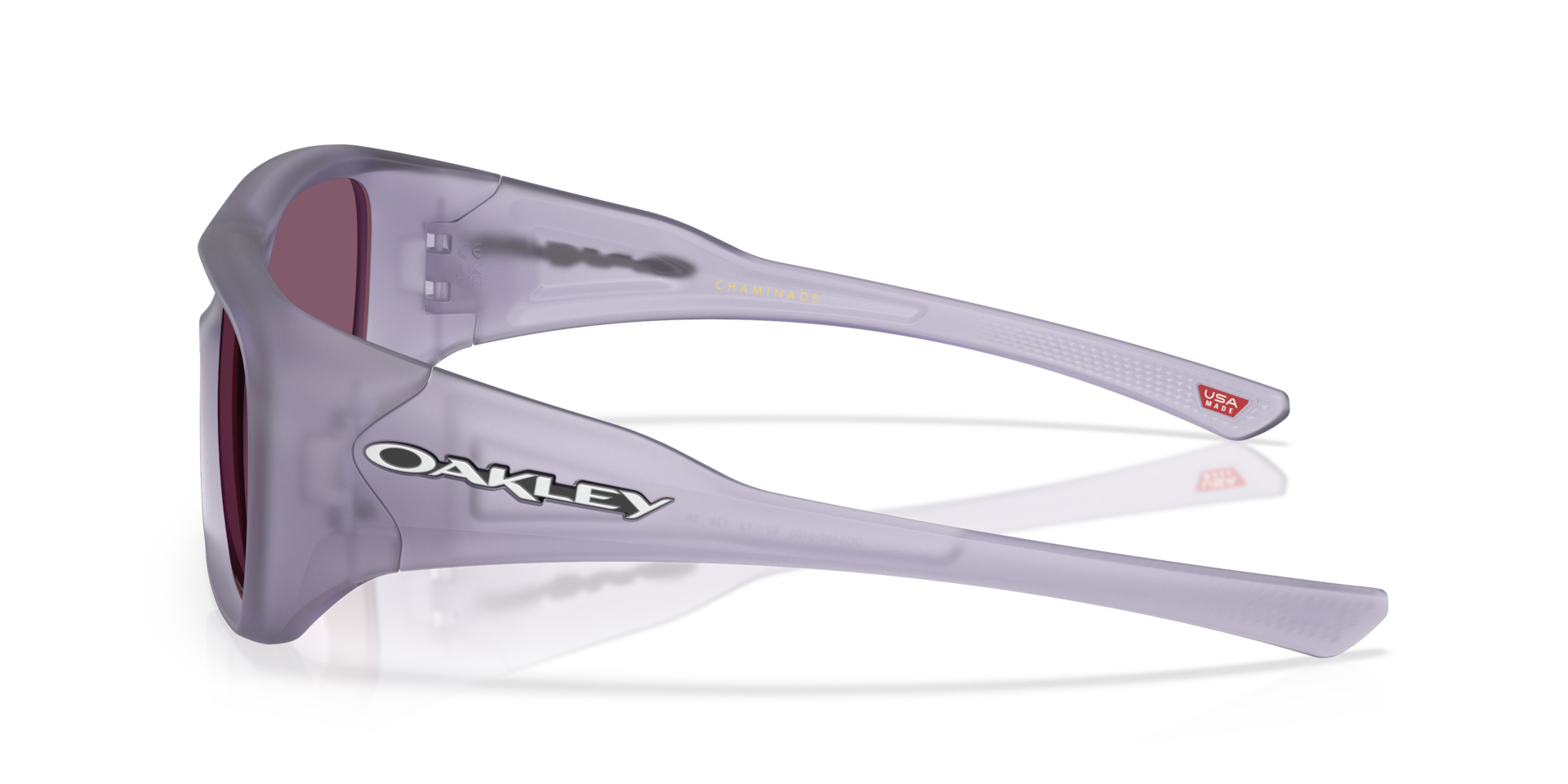 Oakley Chaminade Sunglasses with Matte Transparent Lilac Frame and
